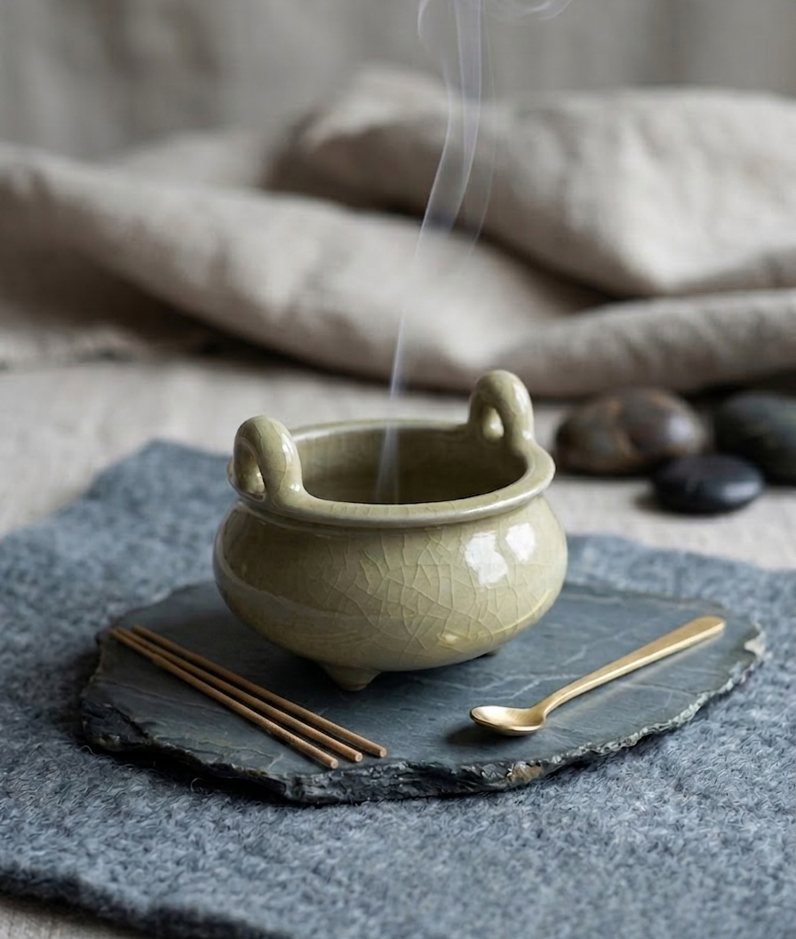 meditation small incense burner