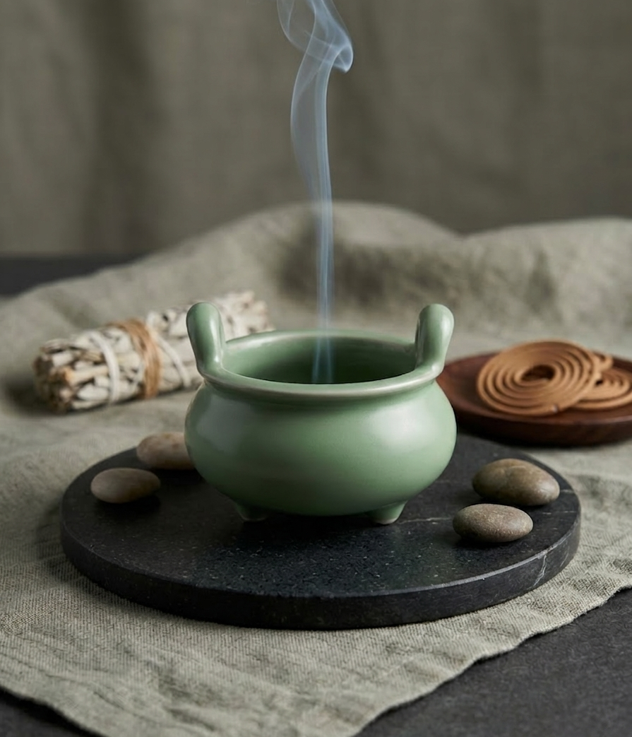 meditation small incense burner