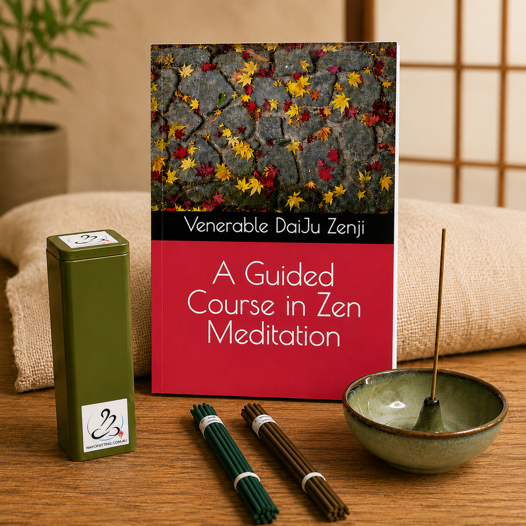 Beginner’s Pack with meditation book, incense and incense burner